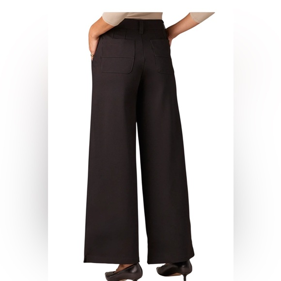 Wit & Wisdom Black Luxe Touch Skyrise Wide Leg Denim - Picture 4 of 10